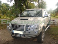 HD-Windenstoßstange vorne für Toyota Hilux (11-15) mit Rammschutz